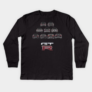 Nissan Skyline Kids Long Sleeve T-Shirt